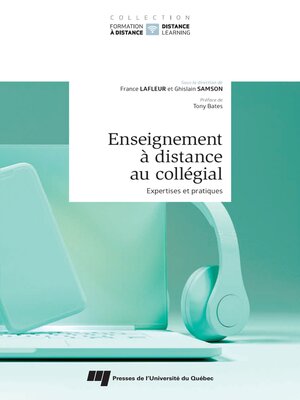 cover image of Enseignement à distance au collégial